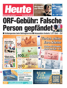 Cover of Heute - Wien Ausgabe