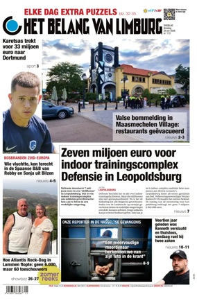 Cover of Het Belang van Limburg
