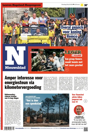 Cover of Het Nieuwsblad