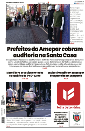 Cover of Folha de Londrina