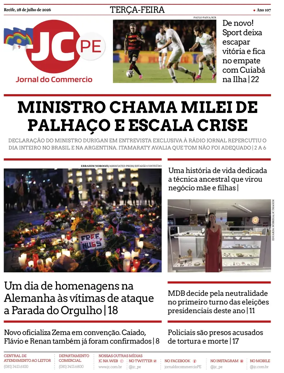 Cover of Jornal do Commercio