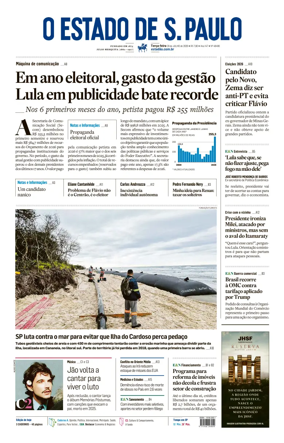 Cover of O Estado de S. Paulo