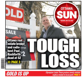 Cover of Ottawa Sun