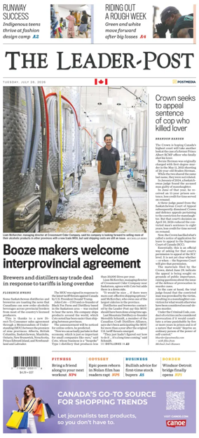 Cover of Regina Leader-Post
