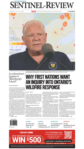 Cover of Sentinel-Review (Woodstock)