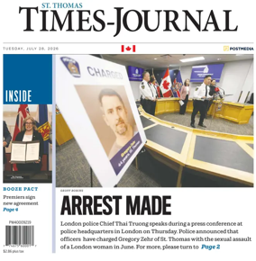 Cover of St. Thomas Times-Journal