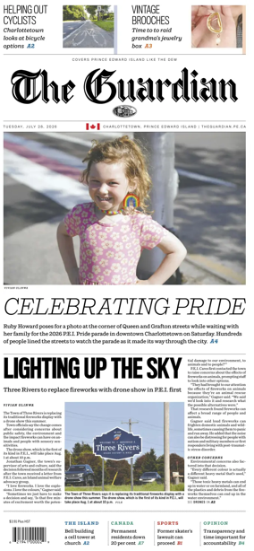 Cover of The Guardian (Charlottetown)