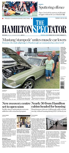 Cover of The Hamilton Spectator
