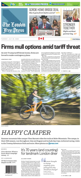 Cover of The London Free Press