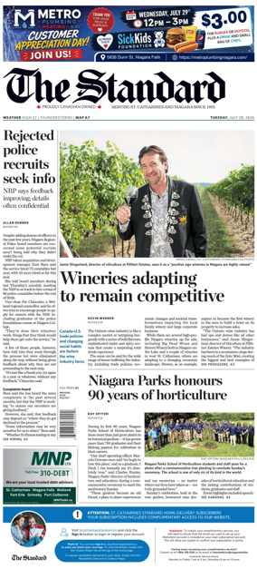 Cover of The Standard (St. Catharines)