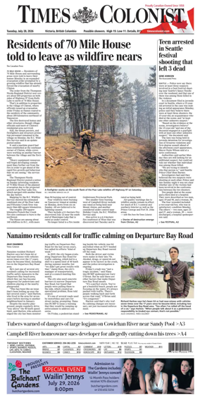 Cover of Times Colonist