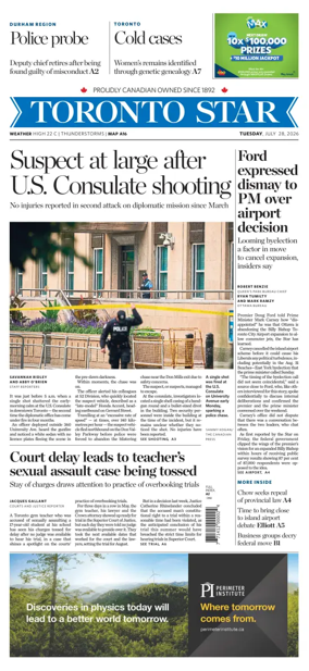 Cover of Toronto Star