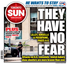 Cover of Toronto Sun