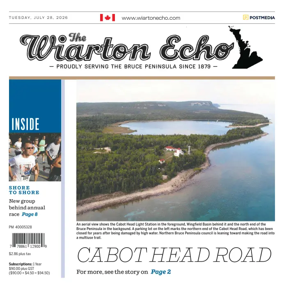 Cover of Wiarton Echo