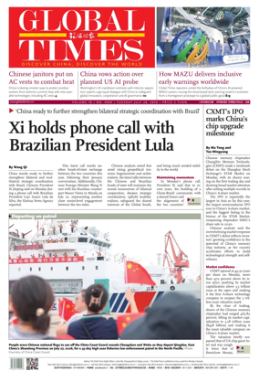 Cover of Global Times