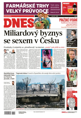 Cover of Dnes Prague Edition