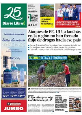 Cover of Diario Libre (Republica Dominicana)