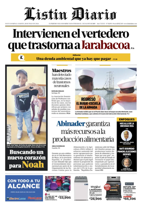Cover of Listin Diario