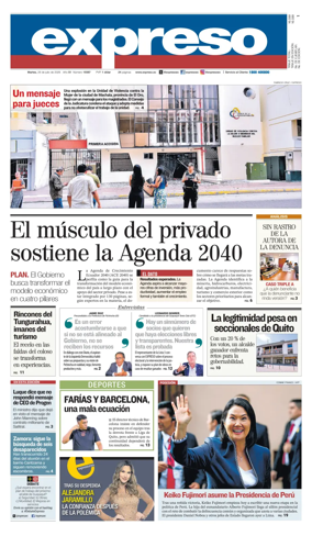 Cover of Diario Expreso