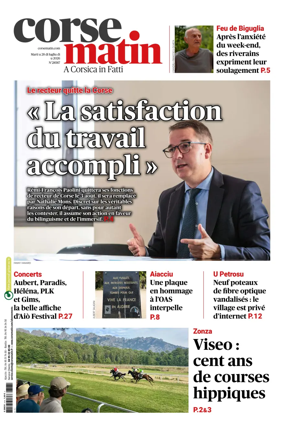 Cover of Corse Matin