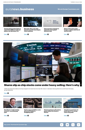 Cover of Euronews Business