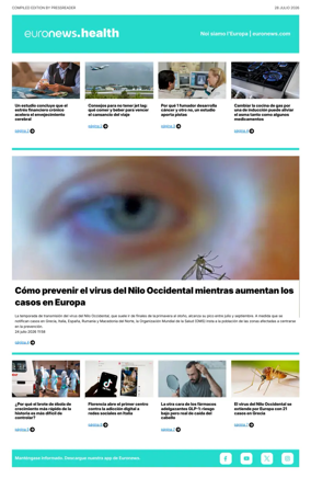 Cover of Euronews Health (Spanish) Compiled Edition