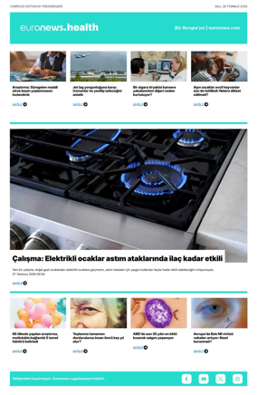 Cover of Euronews Health (Turkish) Compiled Edition