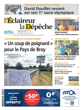 Cover of l'Eclaireur la Depeche