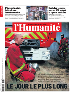 Cover of L'HUMANITE