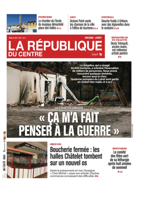 Cover of La Republique du Centre (Orleans - Loiret))