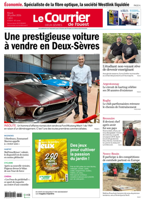 Cover of Le Courrier de l’Ouest (Deux-Sevres)
