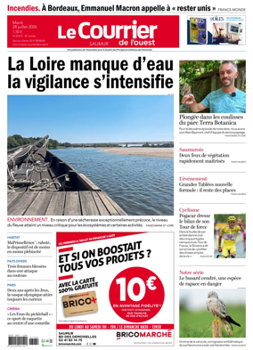 Cover of Le Courrier de l’Ouest (Saumur)