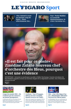 Cover of Le Figaro Sport