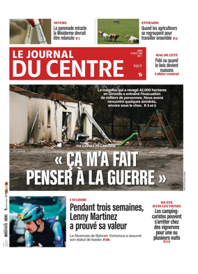 Cover of Le Journal du Centre