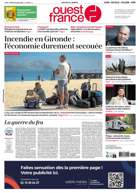 Cover of Ouest France (Caen - Bayeux - Falaise - Vire)