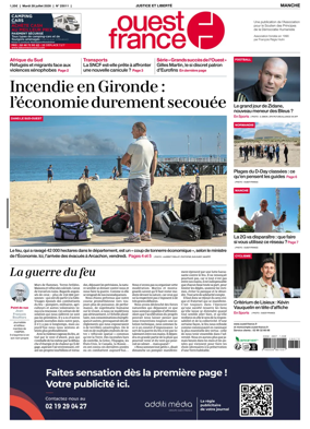Cover of Ouest France (Manche)