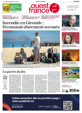 Cover of Ouest France (Mayenne)