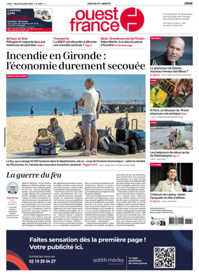 Cover of Ouest France (Orne)