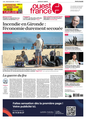 Cover of Ouest France (Pays d'Auge)