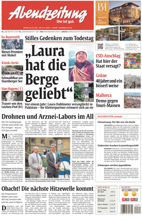 Cover of Abendzeitung Munchen
