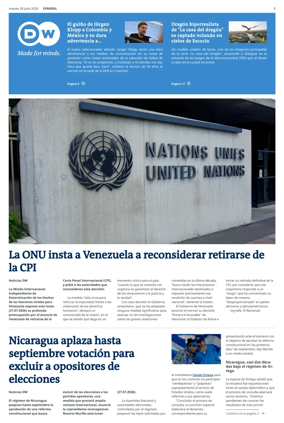 Cover of Deutsche Welle (Spanish edition)