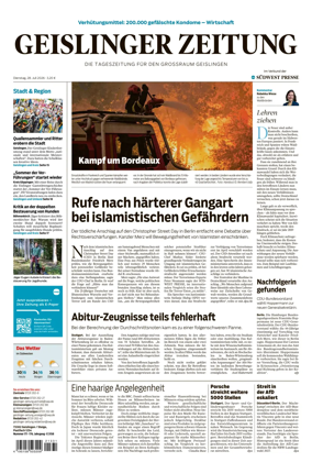 Cover of Geislinger Zeitung