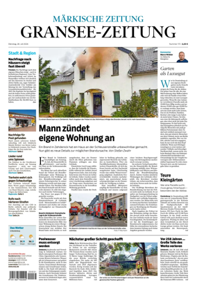 Cover of Gransee-Zeitung
