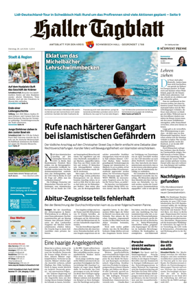 Cover of Haller Tagblatt