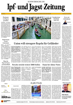 Cover of Ipf- und Jagst-Zeitung