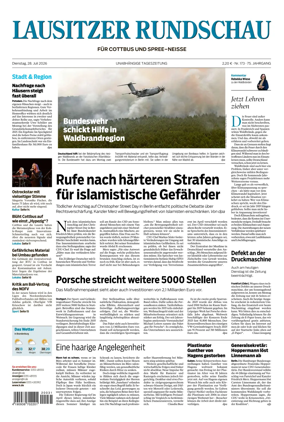 Cover of Lausitzer Rundschau
