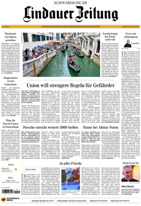 Cover of Lindauer Zeitung
