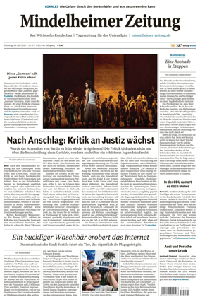Cover of Mindelheimer Zeitung