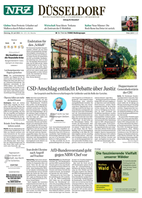 Cover of Neue Rhein Zeitung (Dusseldorf)