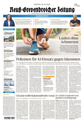 Cover of Neuss-Grevenbroicher Zeitung Neuss